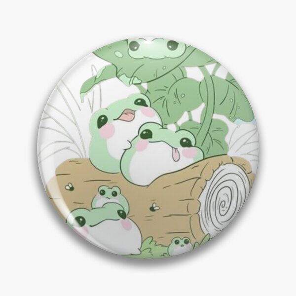 Item preview, A sticker of happy frogs designed and sold by JossDesign15.