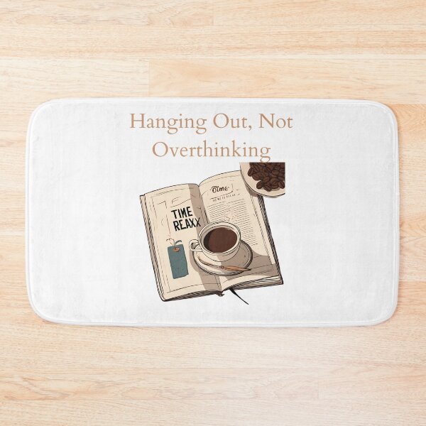 Item preview, Overthinking Pause: Escape with Book and Coffee designed and sold by GrafiShop.