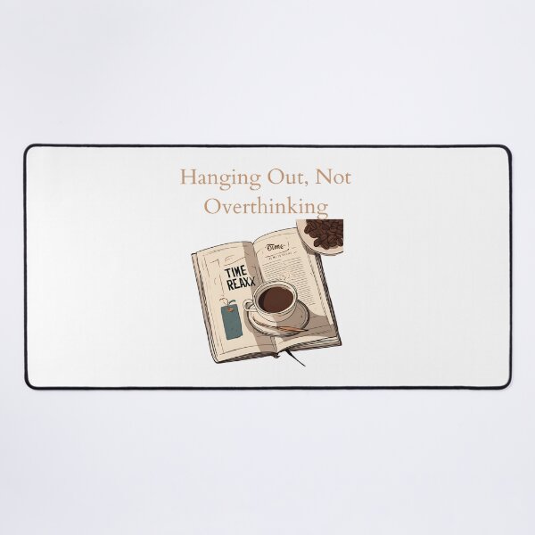 Item preview, Overthinking Pause: Escape with Book and Coffee designed and sold by GrafiShop.