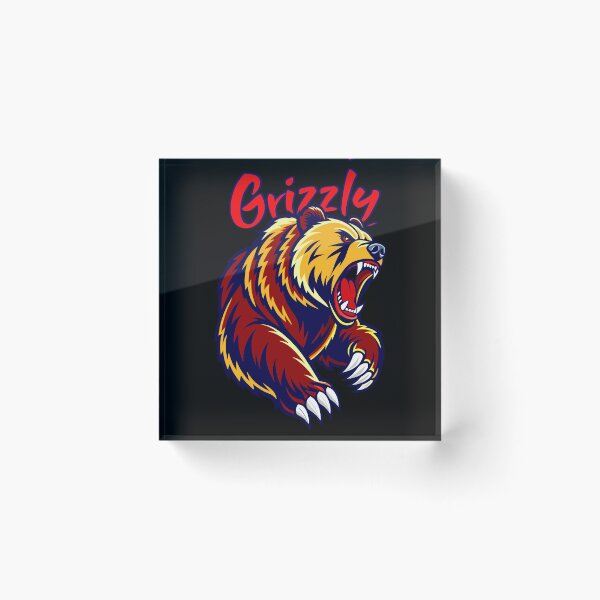 Item preview, Fierce Grizzly Bear Logo – Bold Roaring Animal Design designed and sold by VikArtStudio.