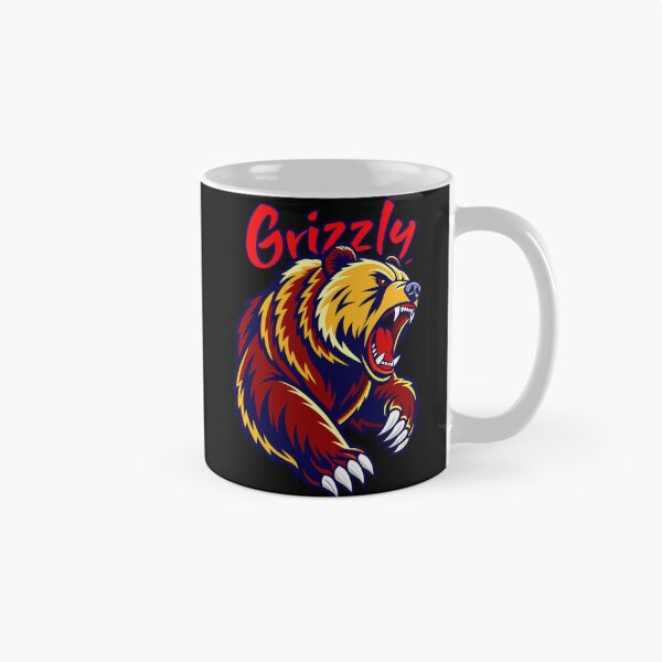 Item preview, Fierce Grizzly Bear Logo – Bold Roaring Animal Design designed and sold by VikArtStudio.