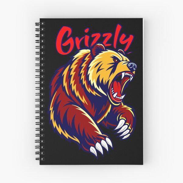 Item preview, Fierce Grizzly Bear Logo – Bold Roaring Animal Design designed and sold by VikArtStudio.