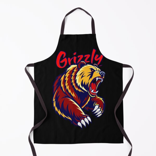 Item preview, Fierce Grizzly Bear Logo – Bold Roaring Animal Design designed and sold by VikArtStudio.