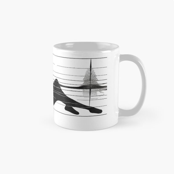 Artikelvorschau, Seismatic, seismograph, waveform, frequency lines, entworfen und verkauft von KayUweRott.