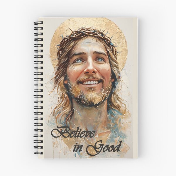 Item preview, Cree en el bien – El arte de Jesús sonriente designed and sold by Ishnu.