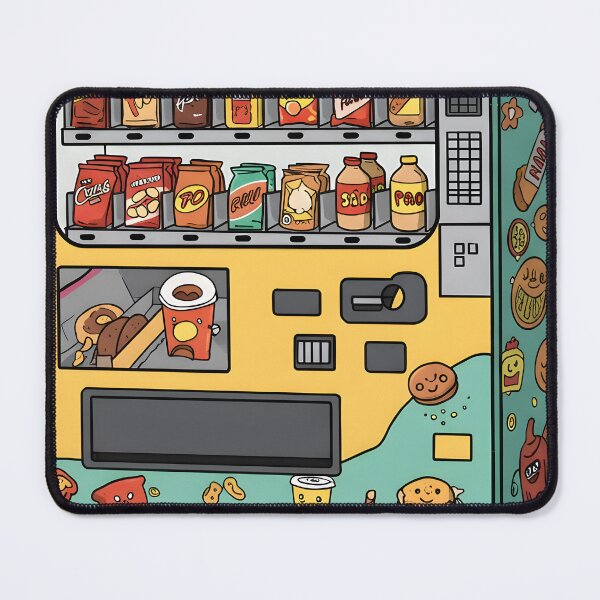 Item preview, Cafe Snack Vending Machine: Illustrated Design designed and sold by Brendan Arthur Ring.