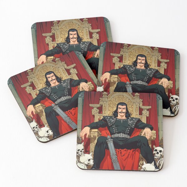 Item preview, Vlad the Impaler Anime Manga style illustration designed and sold by Vintage Designs +.