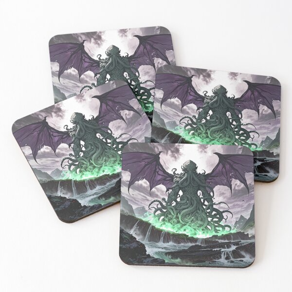 Item preview,  Cthulhu the evil all seeing Eldritch Lovecraftian God Anime Manga style art designed and sold by Vintage Designs +.