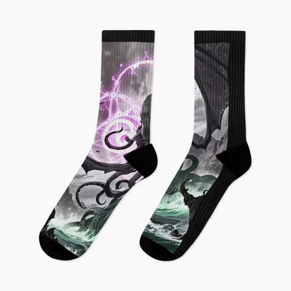 Item preview, Cthulhu the evil all seeing Eldritch Lovecraftian God Anime Manga style art designed and sold by Vintage Designs +.