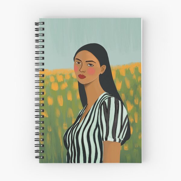 Item preview, Lost in a Sunflower Dream woman poster print  designed and sold by Arctic frame studio.