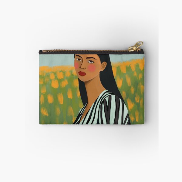 Item preview, Lost in a Sunflower Dream woman poster print  designed and sold by Arctic frame studio.
