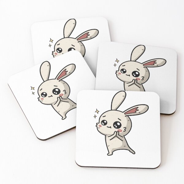 Item preview, PrettyPlease designed and sold by Cute & Funny Hand-Drawn Prints | Happy Doodle Friends Shop.