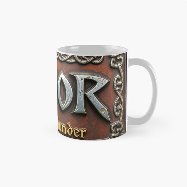 Item preview, Thor God of Thunder nameplate rustic sign design designed and sold by Vintage Designs +.