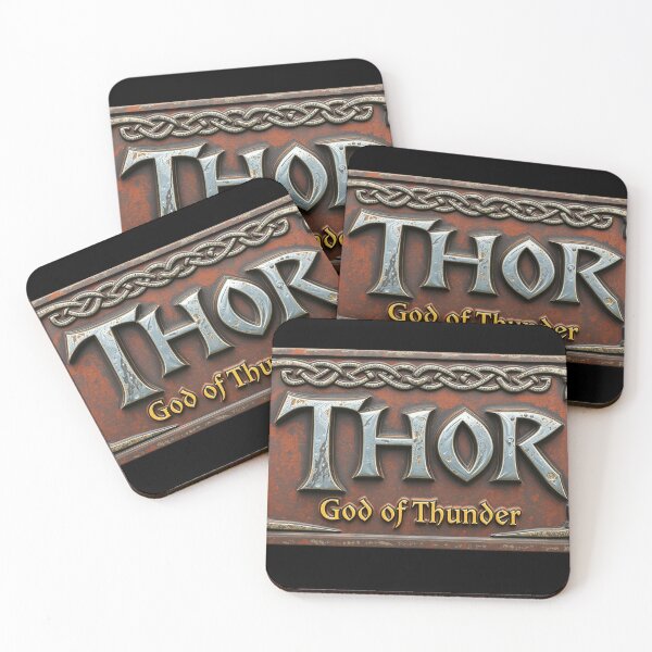 Item preview, Thor God of Thunder nameplate rustic sign design designed and sold by Vintage Designs +.