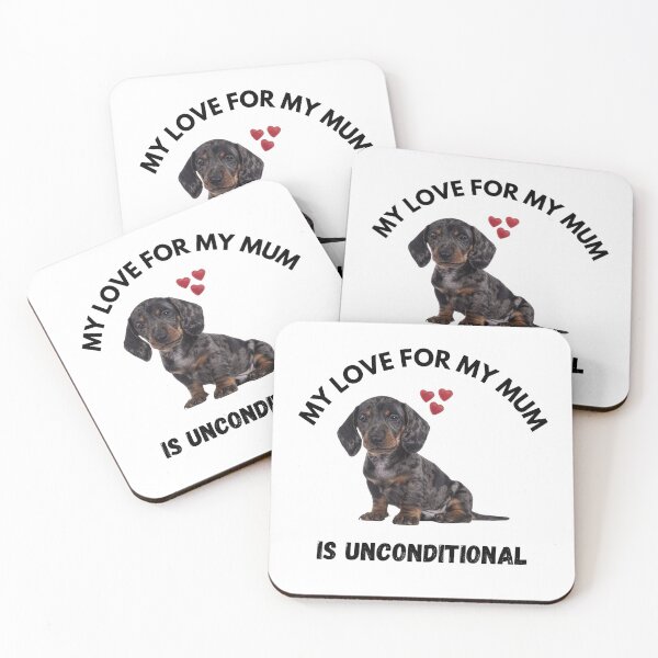 Aperçu de l'œuvre Chiot Teckel - Amour de chiot, Chiens créée et vendue par MasonsTshirts.