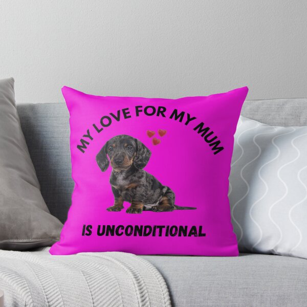 Aperçu de l'œuvre Chiot Teckel - Amour de chiot, Chiens créée et vendue par MasonsTshirts.