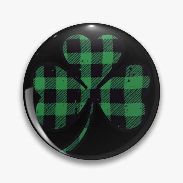 Item preview, Plaid Shamrock St. Patrick’s Day – Buffalo Check Clover designed and sold by svarupa.