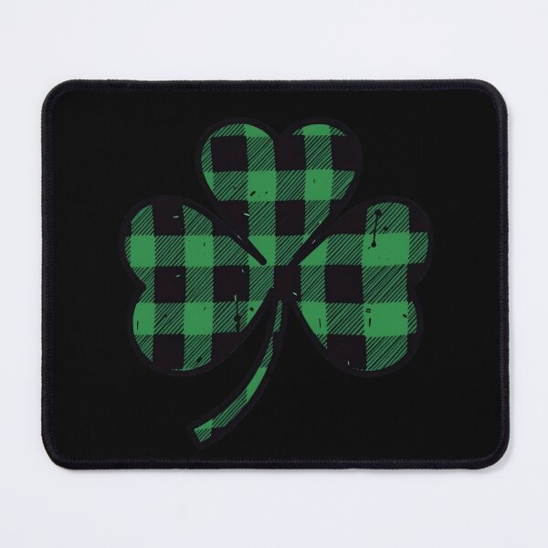 Item preview, Plaid Shamrock St. Patrick’s Day – Buffalo Check Clover designed and sold by svarupa.