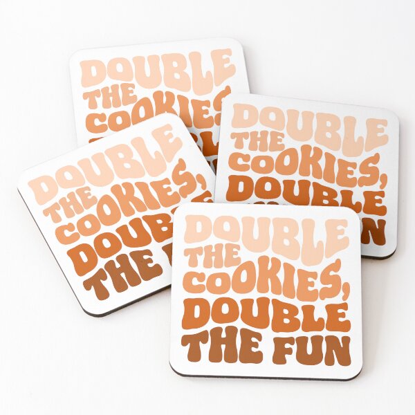 Item preview, Double the Cookies, Double the Fun, Unique designed and sold by villacreativa.