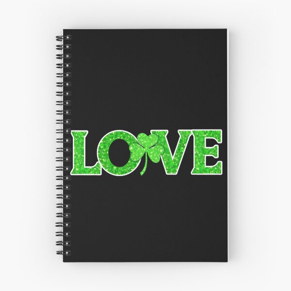 Item preview, Glitter Shamrock LOVE – St. Patrick’s Day Lucky Clover designed and sold by svarupa.