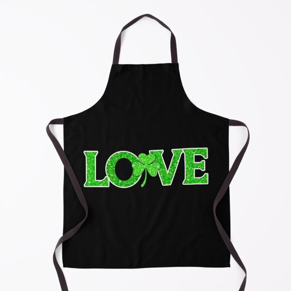 Item preview, Glitter Shamrock LOVE – St. Patrick’s Day Lucky Clover designed and sold by svarupa.