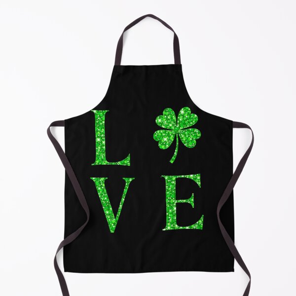 Item preview, Glitter Shamrock LOVE – St. Patrick’s Day Lucky Clover designed and sold by svarupa.