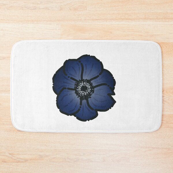 Item preview, Dark Blue Flower Simple Drawing designed and sold by AveryZi.