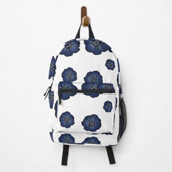 Item preview, Dark Blue Flowers Simple Drawing designed and sold by AveryZi.