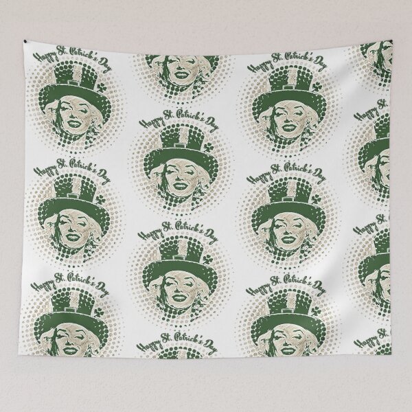 Item preview, Happy St. Patrick's Day, Marilyn Monroe designed and sold by Hen-C-Art.