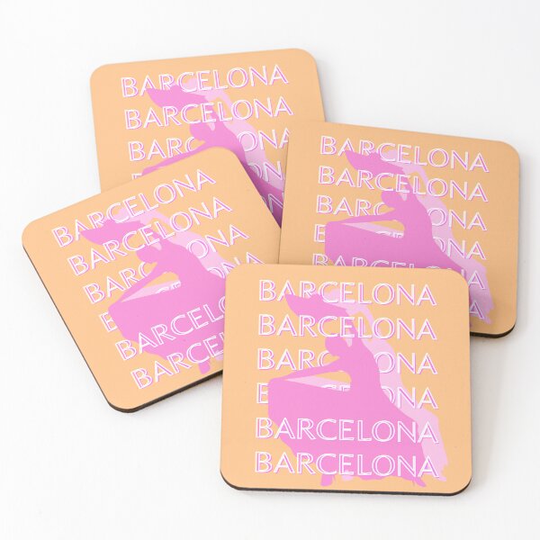 Item preview, Barcelona Travel Art, Spain Travel Art, Orange designed and sold by Magic Love Art Print.
