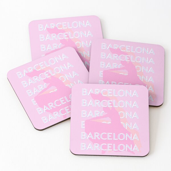 Item preview, Barcelona Travel Art, Spain Travel Art, Pastel, Minimalist designed and sold by Magic Love Art Print.