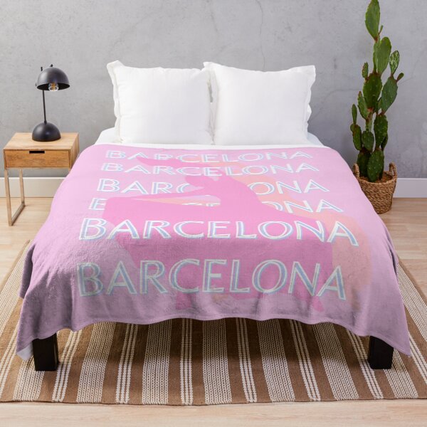 Item preview, Barcelona Travel Art, Spain Travel Art, Pastel, Minimalist designed and sold by Magic Love Art Print.