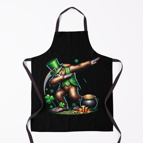 Item preview, St. Patrick's Day Dabbing Bigfoot for lucky man woman designed and sold by All Year Round.
