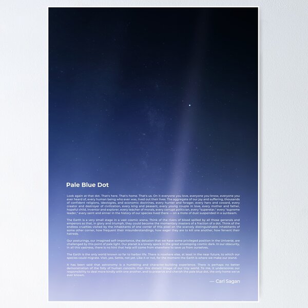 Item preview, Pale Blue Dot I designed and sold by Nikita Abakumov.