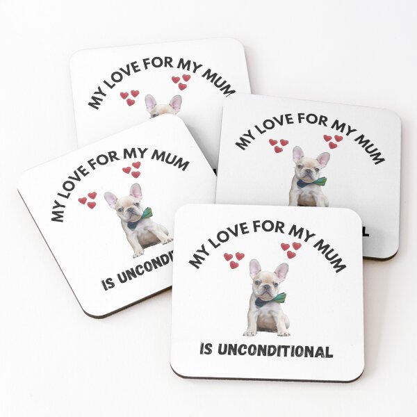 Aperçu de l'œuvre Chiot bouledogue français - Amour de chiot, Chiens créée et vendue par MasonsTshirts.