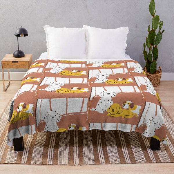 Item preview, Dogs Calm Indoor Settings Playful Colorful Art designed and sold by ART ATTACK ZONE.
