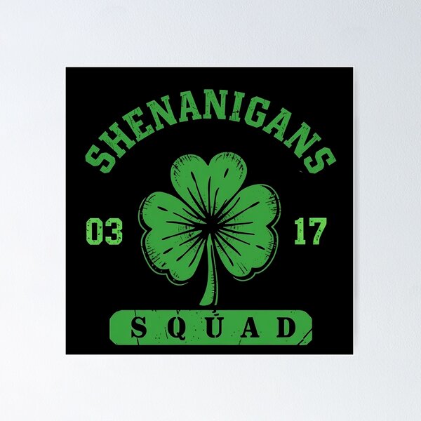 Item preview, Shenanigans Squad – Funny Irish St. Patrick’s Day Team  designed and sold by svarupa.