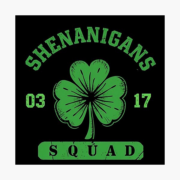 Item preview, Shenanigans Squad – Funny Irish St. Patrick’s Day Team  designed and sold by svarupa.