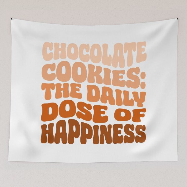 Item preview, Chocolate Cookies: The Daily Dose of Happiness, Unique designed and sold by villacreativa.