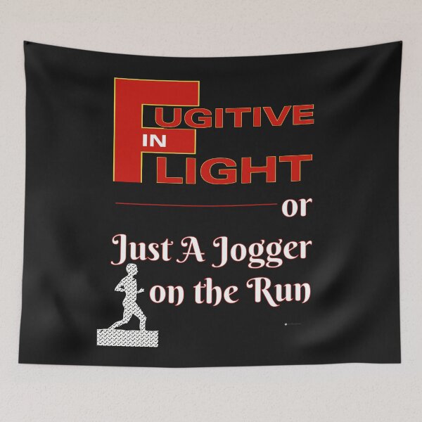 Item preview, Fugitive in Flight or Just A Jogger designed and sold by kristalcurt.