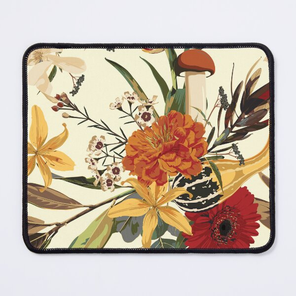 Item preview, Autumn flowers, herbs and mushrooms seamless pattern. designed and sold by MatyKotiv.