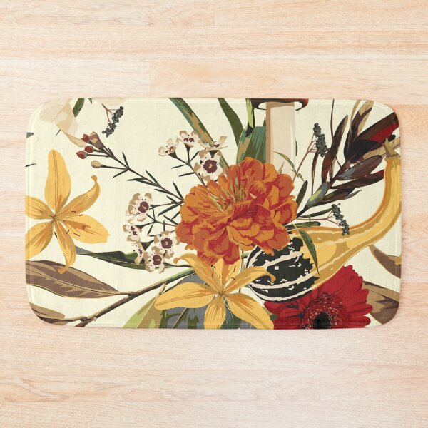 Item preview, Autumn flowers, herbs and mushrooms seamless pattern. designed and sold by MatyKotiv.