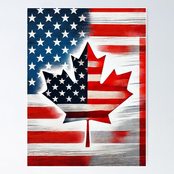 Item preview, Canada & USA brotherhood designed and sold by JNowakowsky.