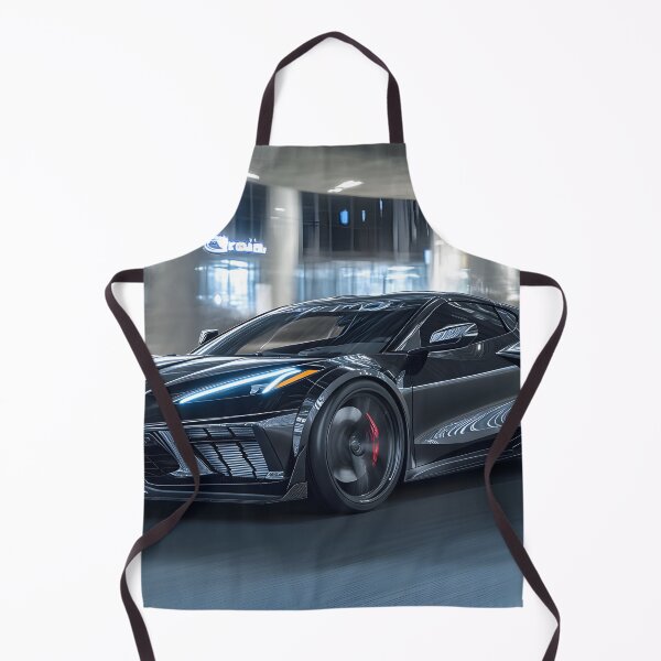 Item preview, Black Corvette E-Ray Poster – Sleek Hybrid Power IV designed and sold by AutoPopStudio.
