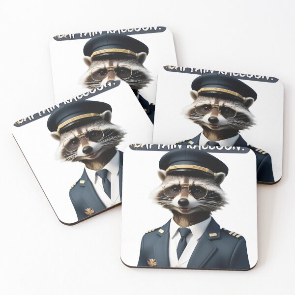 Artikelvorschau, Captain Raccoon Pilot T-Shirt – Lustiges Aviation Raccoon T-Shirt – Geschenk für Piloten und Luftfahrtliebhaber entworfen und verkauft von AdaMerch.