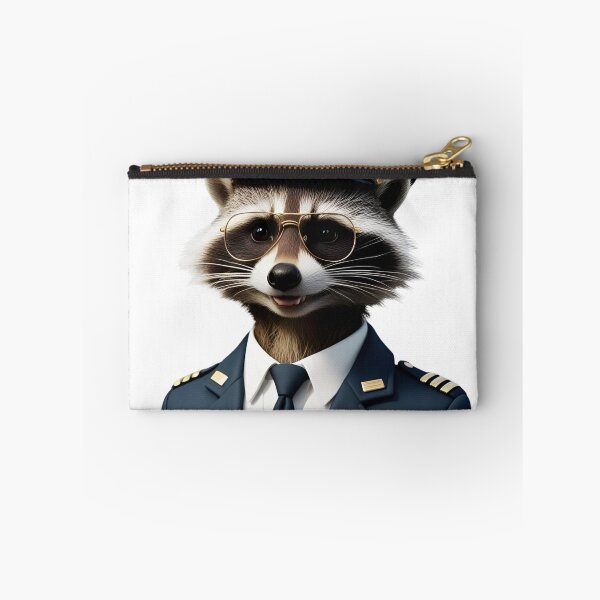 Item preview, Captain Raccoon Pilot T-Shirt – Funny Aviation Raccoon Tee – Gift for Pilots & Aviation Lovers designed and sold by AdaMerch.