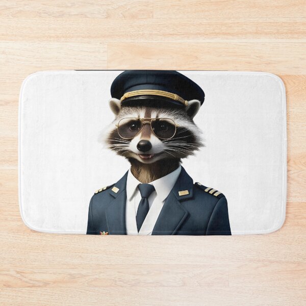 Item preview, Captain Raccoon Pilot T-Shirt – Funny Aviation Raccoon Tee – Gift for Pilots & Aviation Lovers designed and sold by AdaMerch.