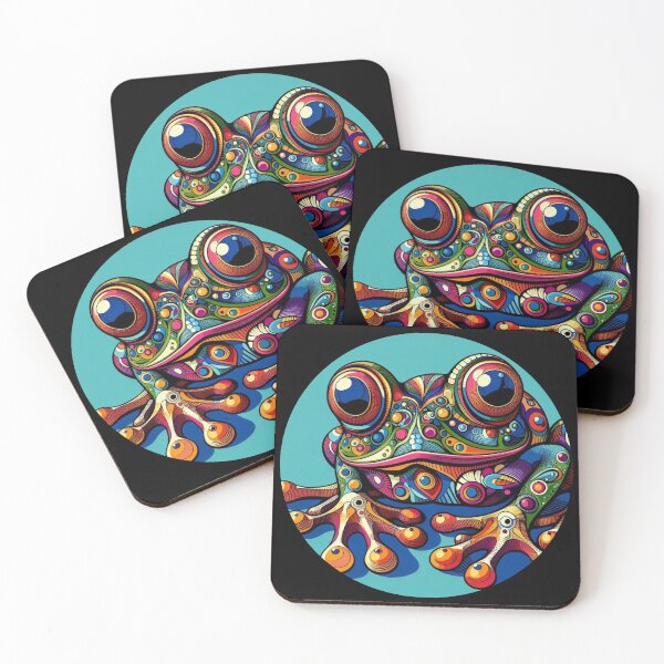 Item preview, Pop Art Decorative Frog designed and sold by Dogandesighn.