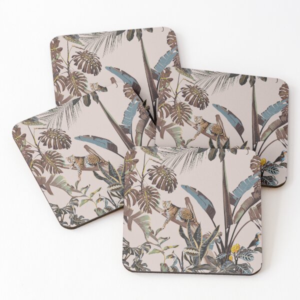 Item preview, Tropical night vintage wild pattern, palm tree, palm leaves and plant floral. designed and sold by MatyKotiv.