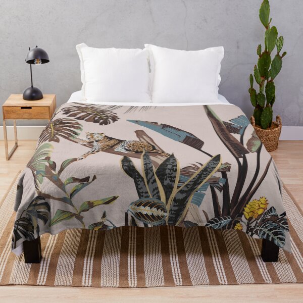 Item preview, Tropical night vintage wild pattern, palm tree, palm leaves and plant floral. designed and sold by MatyKotiv.